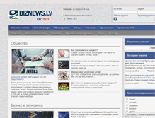 Tablet Screenshot of biznews.lv